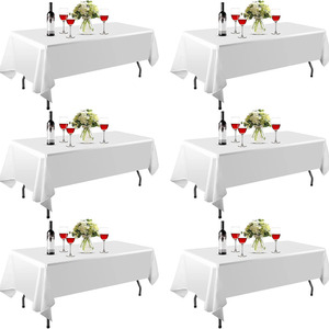 Dark Purple Rectangular Wedding Champagne <strong>Tablecloth</strong> Wedding <strong>Tablecloth</strong> Rectangular Royal Blue <strong>Circle</strong> 90x132inch - Product Image 4