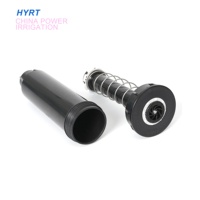 HYRT 1/2 "Buses femelles en plastique 360 degrés tête de dispersion sol enterré arroseur système d'irrigation de jardin
