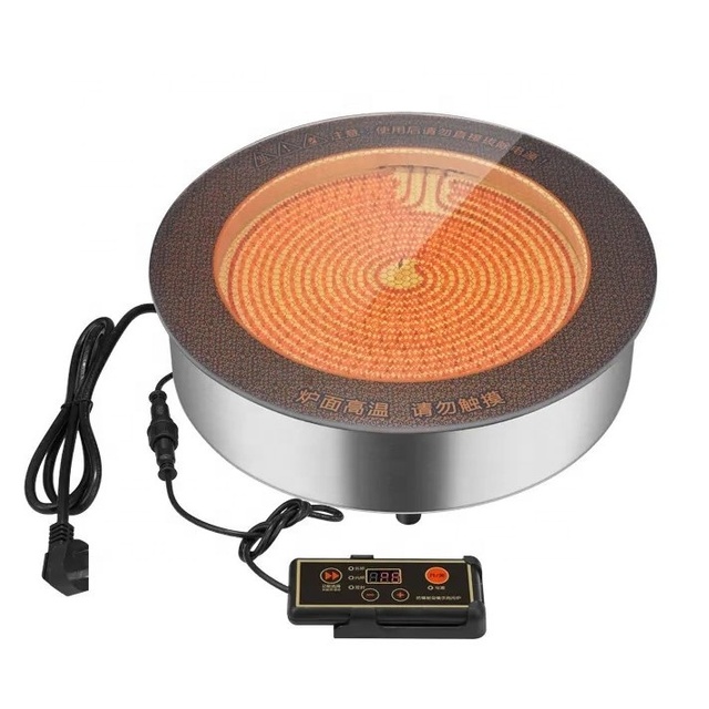 3000W Commercial Hotpot Ceramic Infrared Cooker Build in Hob Electric Stove Cooktops With Remote Wire Control