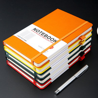Carnet de Notes en Cuir PU Format A5 2025 avec Logo Personnalisé, Couverture Rigide, Pages Lignées Colorées, Reliure Cousue, Journal Intime Bloc-notes