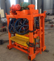 Petite semi automatique QT 4-40 bloc de béton faisant la machine