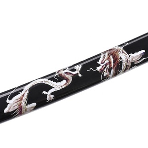 102cmの本物の龍泉刀のレプリカ、黒水龍、日本の伝統的な刀、炭素鋼 - Product Image 6