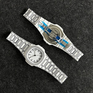 Montre carrée à chiffres arabes, style dessin animé, en plastique, étanche 3 ATM, montre de sport, montre à quartz personnalisée pour homme, Relojes Hombre - Product Image 3