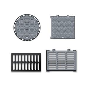 Copertura per tombino quadrata in ferro duttile per applicazioni di servizi di colata di acque reflue e acqua piovana - Product Image 5