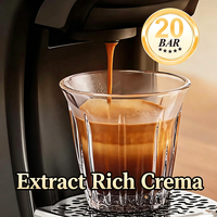 Machine à café en capsule pour hôtel, machine commerciale automatique tout-en-un de grande capacité