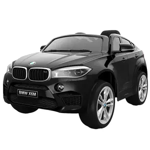 Prezzo di fabbrica bambini BMW X6M licenza auto per bambini giro sul giocattolo di controllo remoto auto per bambini batteria auto elettrica mini buggy