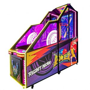 เครื่องเกมบาสเก็ตบอล LCD นับคะแนนแบบใหม่ พร้อมเหรียญหยอด เล่นแข่งขันได้ ของเล่นวิดีโอเกม อุปกรณ์บันเทิงสำหรับเมือง - Product Image 3