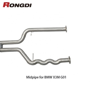 Tuyau d'échappement en acier inoxydable 304 à longueur égale pour BMW X3M X4M G01 G02 S58 3.0T 2024 - Product Image 5