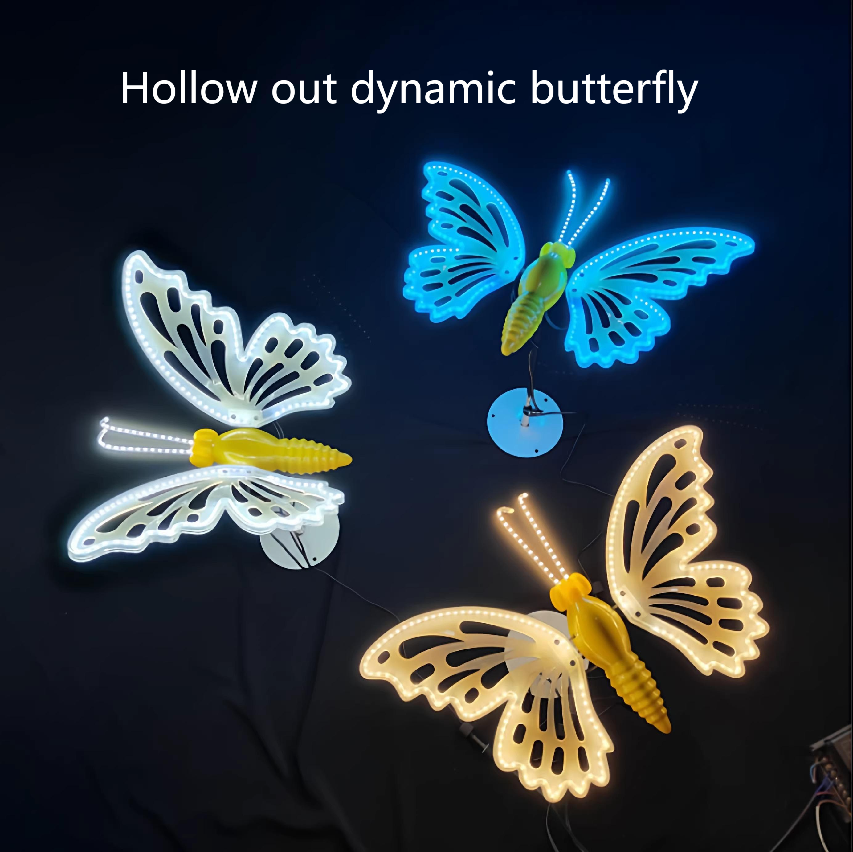 Papillon dynamique 47*31cm (couleur en option)