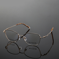 Espectáculo 2019 nuevo diseño de estilo de moda de titanio gafas óptica