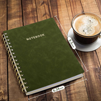 Cuaderno Espiral Personalizado con Tapa Blanda de Gamuza, Cuaderno de Notas con Rayas para la Universidad, Diario, Agenda para Escribir, Escuela, Oficina