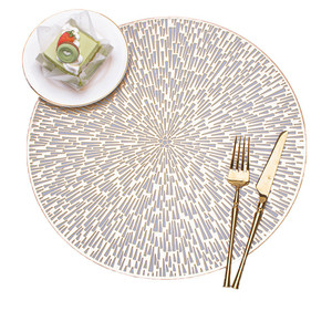 Tovagliette Colazione Relaxdays 6 Tovagliette All'Americana Da Tavolo In Bambù, Base Antiscivolo 30x45 Cm, Facile Da Pulire, Grigio Tovagliette Americane Lavabili
