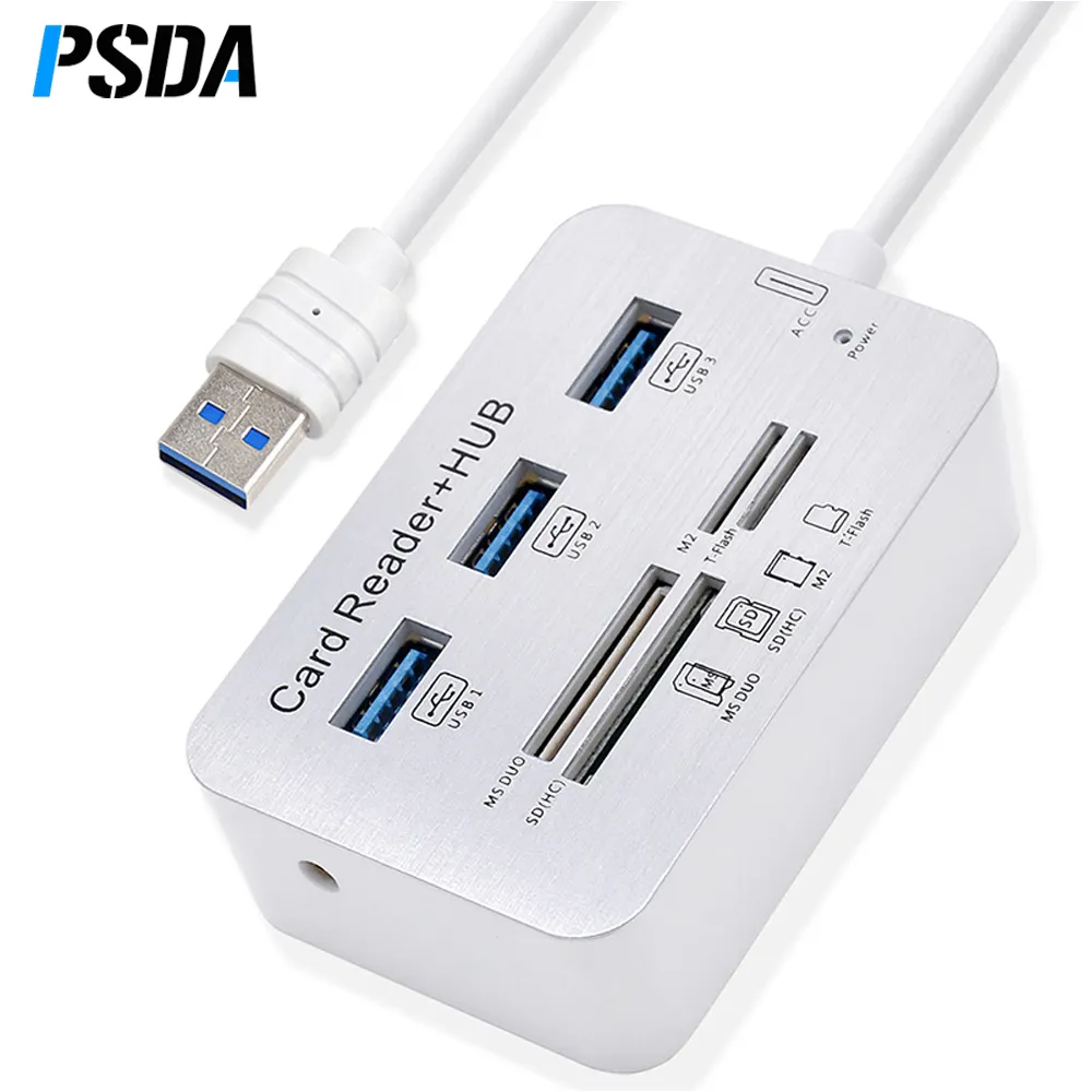 PSDA USB רכזת 3.0 מפצל רב יציאת Sd כרטיס קורא עבור Macbook Pro מחשב מחשב מחשב נייד אביזרי Usb 3.1 C רכזת