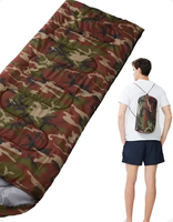 Sac de couchage enveloppant OEM à prix d'usine, vente en gros, durable, en polyester, pour camping en extérieur
