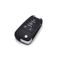 Clé de voiture de vente chaude télécommande clé pliante à 4 boutons avec code fixe commercialisée en Colombie pour Chevrolet