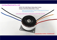Transformateur audio toroïdal 100V 8 ohms pour système de sonorisation professionnel