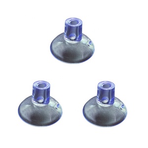 Venta al por mayor de fábrica: Ventosa de silicona transparente de grado industrial con orificio recto, servicio OEM/ODM, EN71-3, Reach/RoHS - Product Image 1