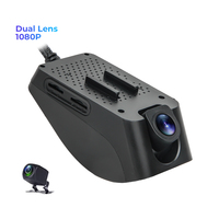 Kamera Tersembunyi 4G Dash: 1080P lensa ganda WiFi pelacak GPS 24 jam sistem pengawasan kotak hitam kendaraan