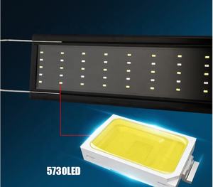Quanlong Fish Tank Lamp Vijf Rijen Kleurrijke Zoetwaterplant Kweek <span class=keywords><strong>Aquarium</strong></span> Led Lichtbeugel Rif - Product Image 4