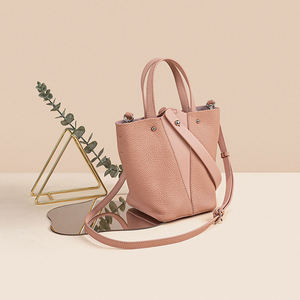 New Top Leather Women's Bucket Bag, Women's Fashion Leather <b>Handbag</b> - Product Image 3