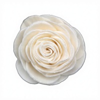 Fleur de Sola Artisanale en Gros, Petite Fleur Ronde pour Décoration d'Intérieur, Diffuseur de Parfum à Bâtonnets, Fleur de Sola en Bois pour Noël et la Fête des Mères