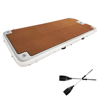 Plateforme de loisirs gonflable en PVC sur mesure pour jet ski, ponton flottant, installations aquatiques, garantie 2 ans, usage commercial, capacité 100 kg