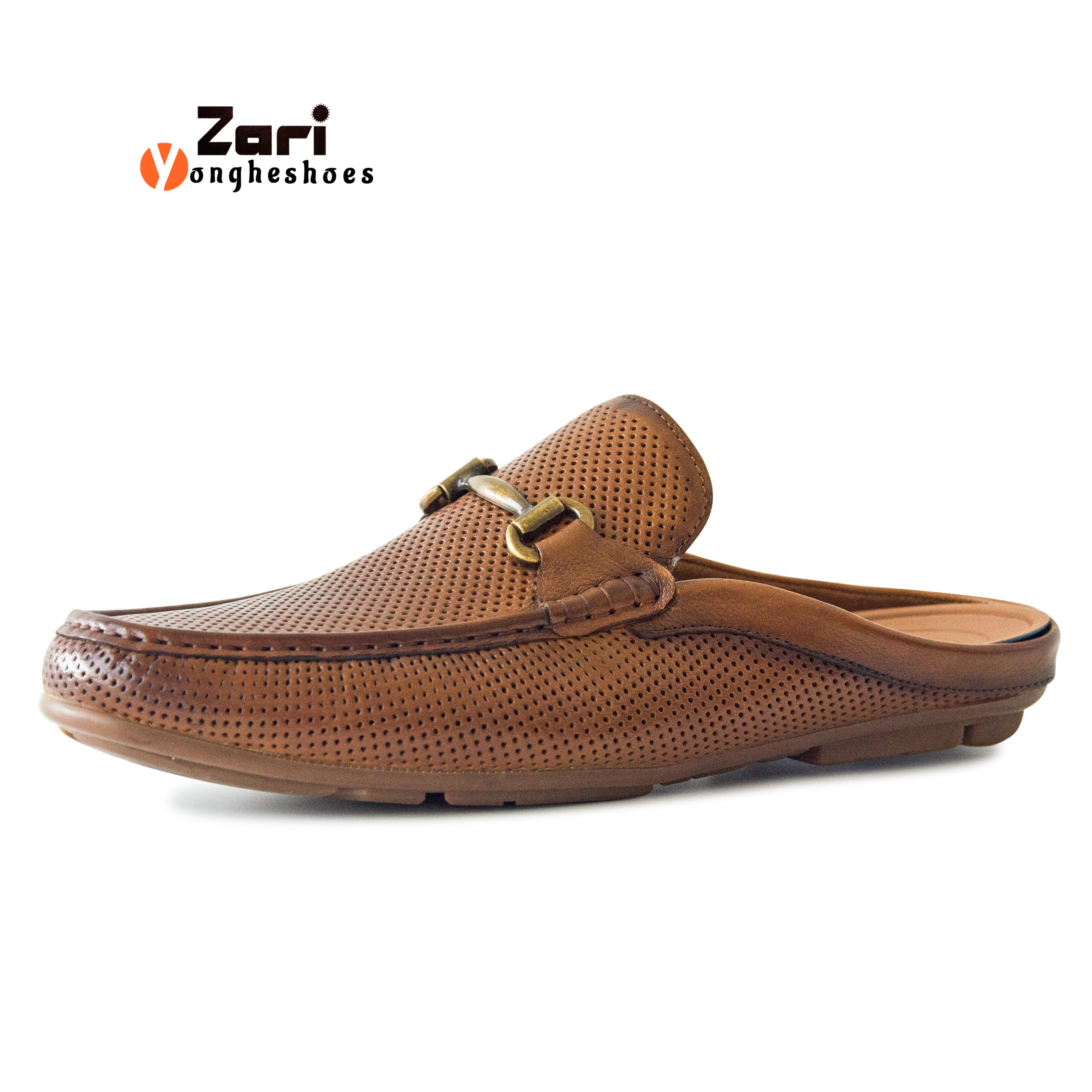 Удобные кожаные сандалии, повседневная обувь, мокасины для мужчин, полубосоножки, удобная обувь для ходьбы