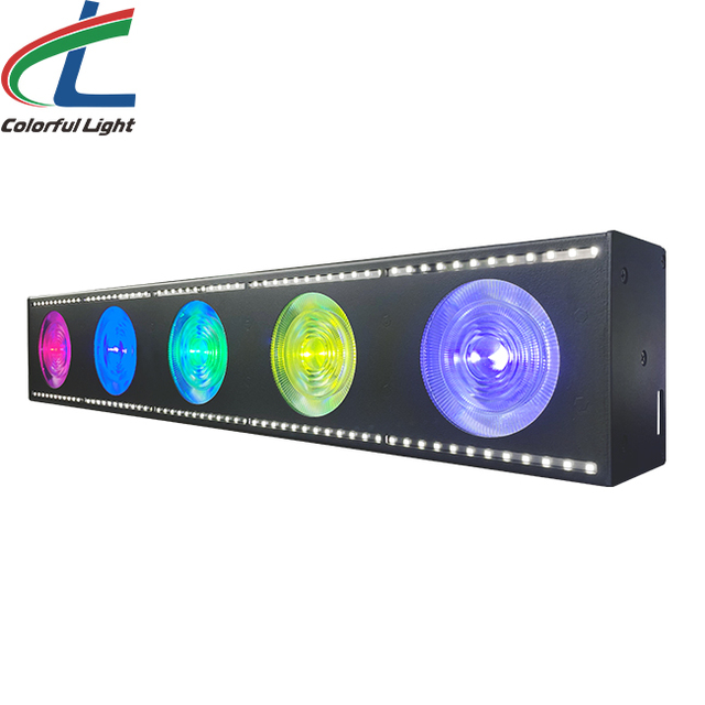Colorful 5x40w RGBW 4in1 Wash Bar Light LED Pixel Bar Stage Light Wall Wash Light for Wedding