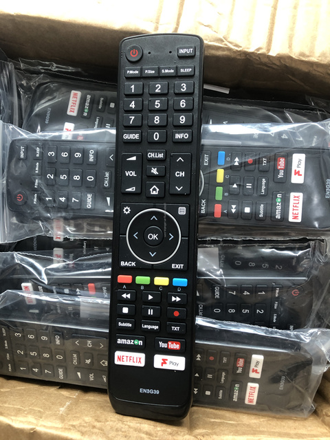 Easy Setup Universal TV IR Remote Control EN3G39 Suitable for Hisense 4K ULED Smart TV (for Popular Streaming Apps