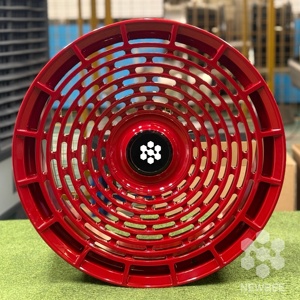 722auto NB <span class=keywords><strong>Candy</strong></span> Red, 1 Pieza, Forjado, 18-20 Pulgadas, Ultraligero, 5x112 5x114.3 5x120 para Ferrari 488 Lamborghini Huracan - Product Image 1