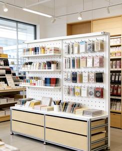 Étagère de présentation de supermarché Huayi à double face perforée légère, 5 niveaux, construction en acier durable, revêtement en poudre époxy - Product Image 3