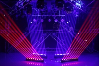 Le faisceau d'araignée de la disco 8x10w RGBW du DJ de barre de club a mené les lumières principales mobiles