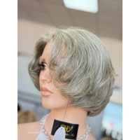 Perruques en cheveux humains SHY Medical, avec dentelle frontale, raie naturelle, nœuds fins, remplacement capillaire pour femmes, sur mesure