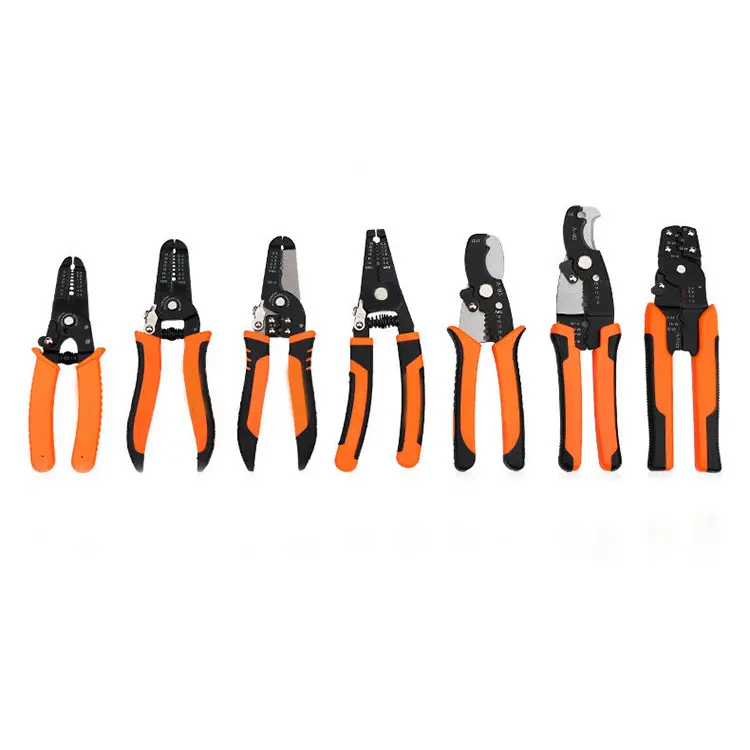 Hot Sale Multifunctional Cable Stripper/Crimping Pliers/Wire Cage Clips Portable Pliers Set