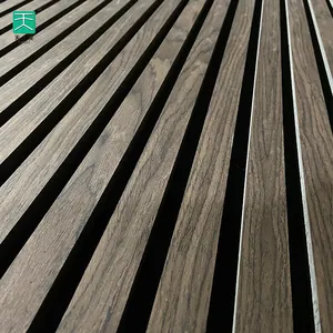 Звукоизоляционный звукопоглощающий материал TianGe МДФ Доска для домашних животных Акустические деревянные планки Стеновые панели
