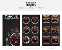 Mini escáner inalámbrico OBD2 V21 lector de código para herramienta de diagnóstico de coche Android