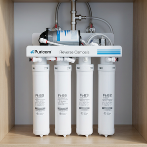 Sistema de Ósmosis Inversa (RO) de 4 Etapas para Debajo del Fregadero, con Diseño Clásico, para Agua Potable en la Cocina - Product Image 3