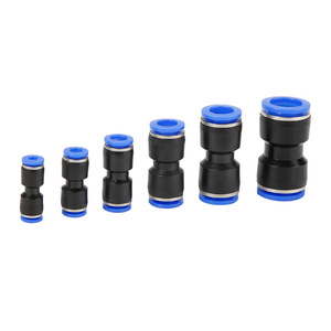 <b>Quick</b> Coupler Plastic Pneumatic Straight <b>Connector</b> 4 6 8 10 12 14 16mm For Air Hose Fitting - Product Image 1