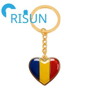 Porte-clés en métal avec carte <span class=keywords><strong>de</strong></span> la Roumanie, drapeau <span class=keywords><strong>de</strong></span> la Roumanie, souvenir <span class=keywords><strong>de</strong></span> voyage, vente en gros, personnalisable - Product Image 2