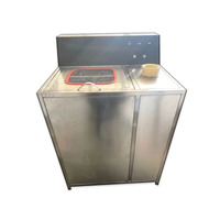Semi-automatique 5 gallons 18.9L 20L baril bocal bouteille décapage brossage rinçage lavage intérieur extérieur machine brosseuse