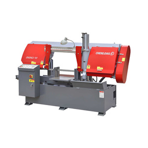Sierra de cinta horizontal de doble columna Chenlong G4240/70, 400 mm de ancho de corte, 7.5 kW de potencia de motor, de pie. - Product Image 2