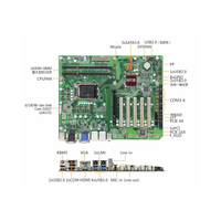 Ktb Industrial Pc Mainboard H110 Chipset Lga1151 Atx Intel I3/I5/I7/I9 6-9 Combo industri Motherboard dan Cpu dan Ram