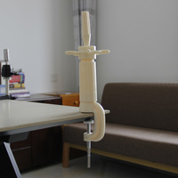 Support de table professionnel pour tête de mannequin, support de perruque, pince blanche pour tête de mannequin