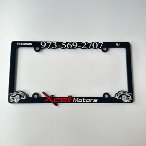 Runxian โครงป้ายทะเบียนรถยนต์พลาสติกสำหรับตกแต่งแบบสากลแบบแขวน - Product Image 5