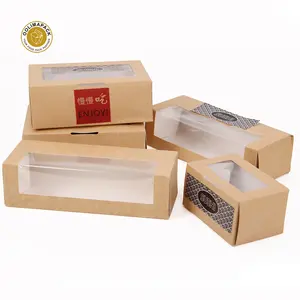 Nero estrarre la scatola di sushi di carta, scatola di snack usa e getta ecologica e per uso alimentare, sushi to go box - Product Image 1