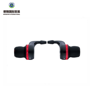 5/6 <span class=keywords><strong>vitesse</strong></span> cuir pommeau de levier de vitesses pour vélo de VTT - Product Image 1