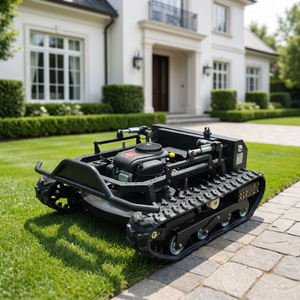 <strong>Wireless</strong> Remote Control Lawn <strong>Mower</strong> Tracked Crawler Slope Grass Cutter Gasoline Hillside Brush <strong>Mower</strong> for Orchard Farm - Product Image 1