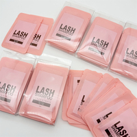 Kit de bouteilles de nettoyage pour extensions de cils, avec logo personnalisé, 5 ml, marque privée, accessoires, concentré de shampoing pour extensions de cils, fabriqué en coton