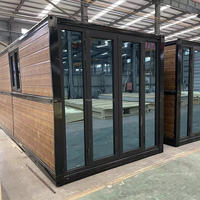 Haute Qualité 20ft 40ft Préfabriqué Pliant Plat Pack Conteneur Maison Panneau Sandwich Matériel Boutique Bureau Chambre Utilisation Extérieure