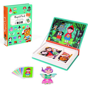 Jigsaw Magneti Book Story Book 40PC Juego educativo magnético fomenta las habilidades motoras y la imaginación adecuada <span class=keywords><strong>para</strong></span> niños de 3 años - Product Image 2